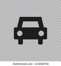 vector icons of car on a transparent background