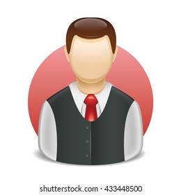 vector icons of characters users employees hierarchy