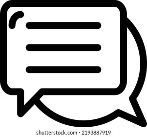 Vector Icons Chat Lineal Style. Pixel Perfect and Editable Stroke.