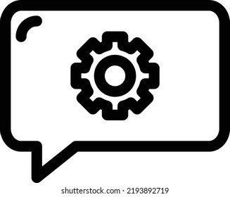 Iconos vectores Chat Ajuste Estilo Lineal. Pixel Perfecto y Editable Stroke.