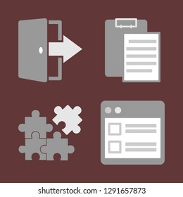 Vector icons for computer.