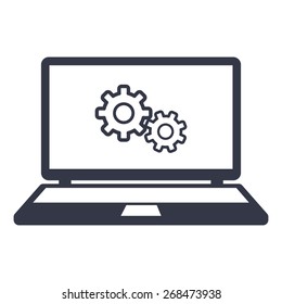 Vector Icons Computer Settings