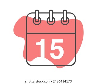 Vector of icons. Daily, monthly, yearly calendar icon