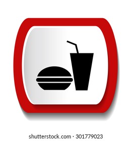 Vector icons Fast Food