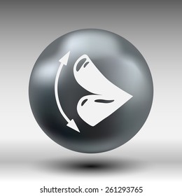 Vector icons of female lips print vector
