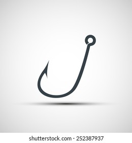 Vector icons fishhook