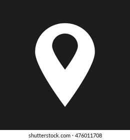 Vector icons, gps navigation, business card print.
