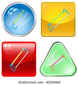 iconos vectoriales de hacksaw