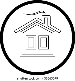 vector icons of home