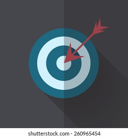 Vector icons with imitation metal on a dark background 