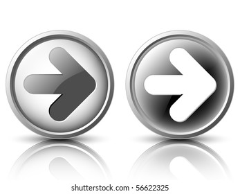 Vector icons in the light and dark tones for web design