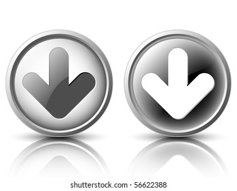 Vector icons in the light and dark tones for web design