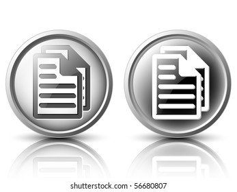 Vector icons in the light and dark tones for web design