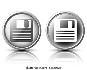 Vector icons in the light and dark tones for web design