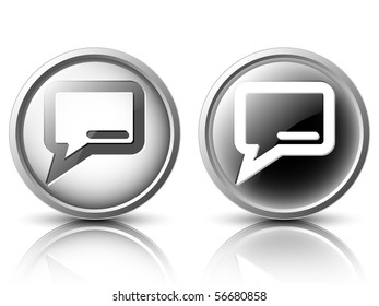 Vector icons in the light and dark tones for web design