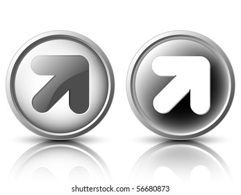 Vector icons in the light and dark tones for web design