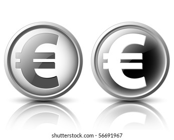 Vector icons in the light and dark tones for web design