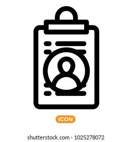 Vector Icons of List. To Do list Symbol