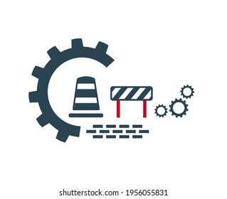 Vector icons, logo for repair and installation and construction work.