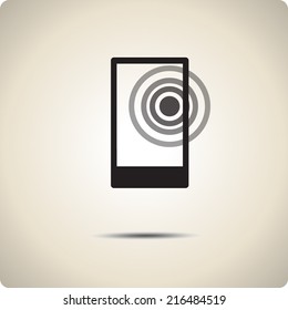 Vector icons for mobile devices. 