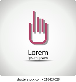 Vector icons for mobile devices. 