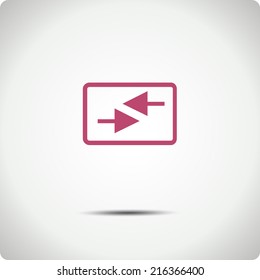 Vector icons for mobile devices. EPS 10 