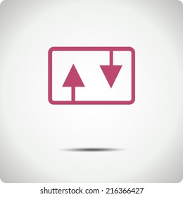 Vector icons for mobile devices. EPS 10 