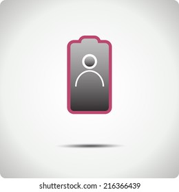 Vector icons for mobile devices. EPS 10 