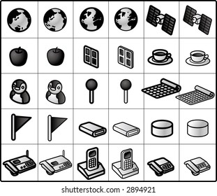 vector icons for network structure #network02