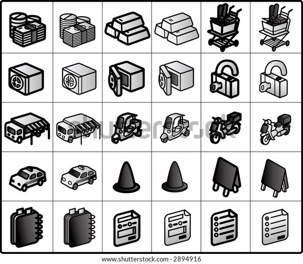 vector icons for\
network structure\
#shopping02