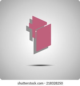Vector icons for office. 