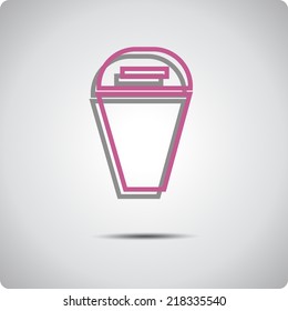 Vector icons for office. 