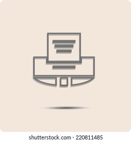 Vector icons for office
