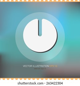 Vector icons on soft colored abstract background "reboot"