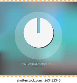 Vector icons on soft colored abstract background "reboot"
