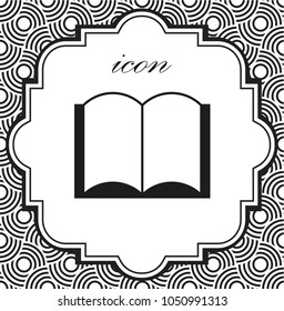 vector icons of open book