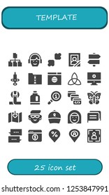 Vector icons pack of 25 filled template icons. Simple modern icons about  - File, Avatar, Resize, Portrait, Signs, Syringe, Folder, Browser, Triquetra, Computer, Cobra, Detergent