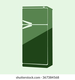 vector icons of refrigerator 