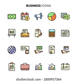 Vector icons related to business and office. Symbols such as business objects, tools and metaphor are included in this set. Layered and still looks perfect in 32x32px.