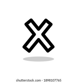 Vector icons are repelled in squares and circles and have dark flat shadows. Simple design for graphics, logos, websites, social media, UI, mobile apps, EPS10