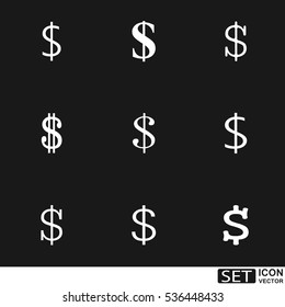 Dollar Rupee Symbol Compare Their Value Stock Vector (Royalty Free ...