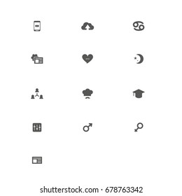 vector icons set for app or site