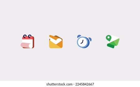 Iconos vectoriales para empresas 