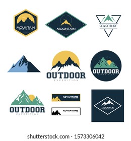 vector icons set for company