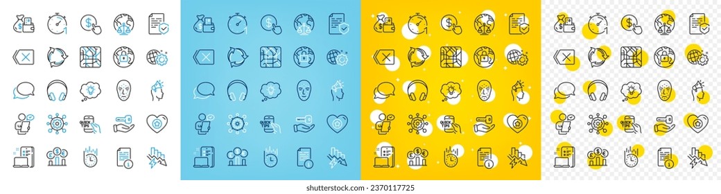 Juego de iconos vectoriales de Energy, Buying house y Fast Delivery line iconos para web con manual, encuesta de clientes, icono de contorno de mapa de metro. Reciclar, bloquear, cambiar el pictograma de dinero. Dispositivo. Vector