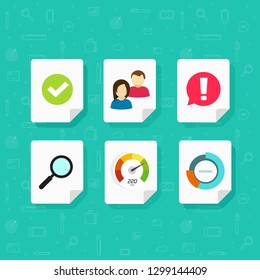 Vector icons set isolated