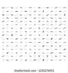 vector icons set with ribbons for your design