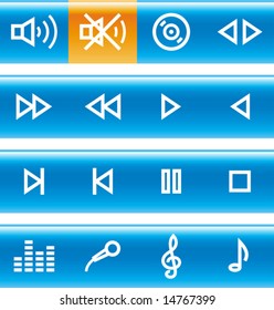 Vector Icons Set - Sound