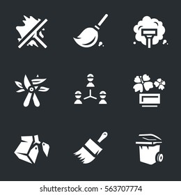 Vector Icons Set of Utility Service.