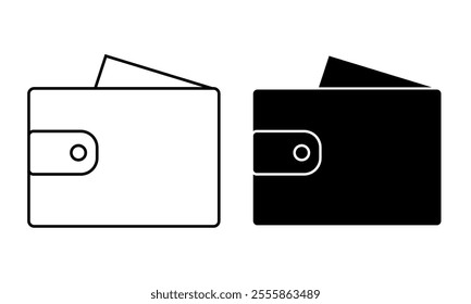 Vector icons set wallet on white background
Wallet icon on white background